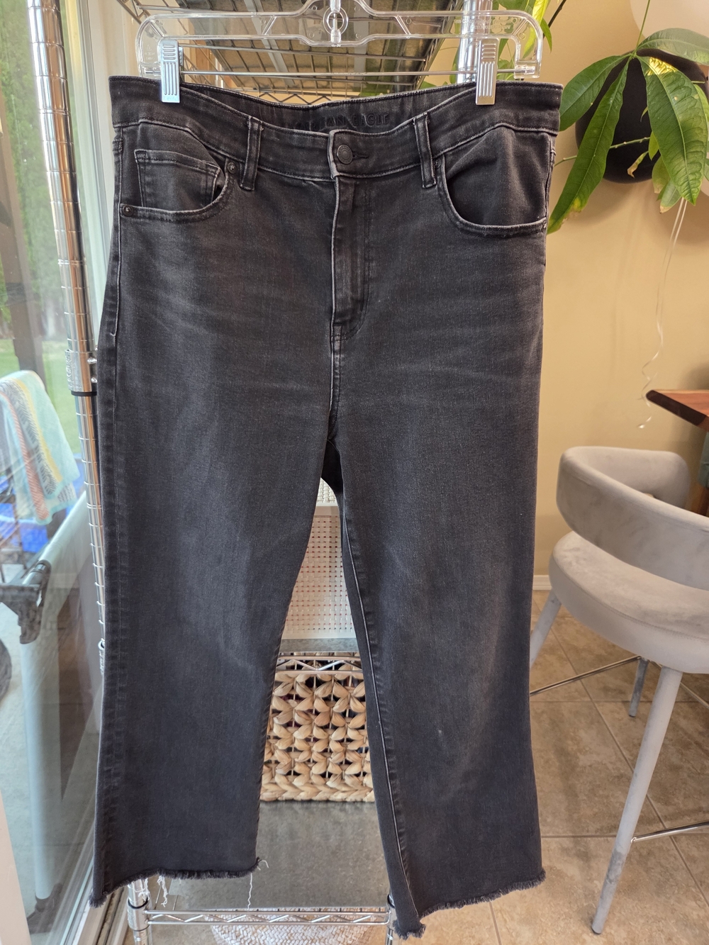 American Eagle Outfitters Cropped Straight Jeans
